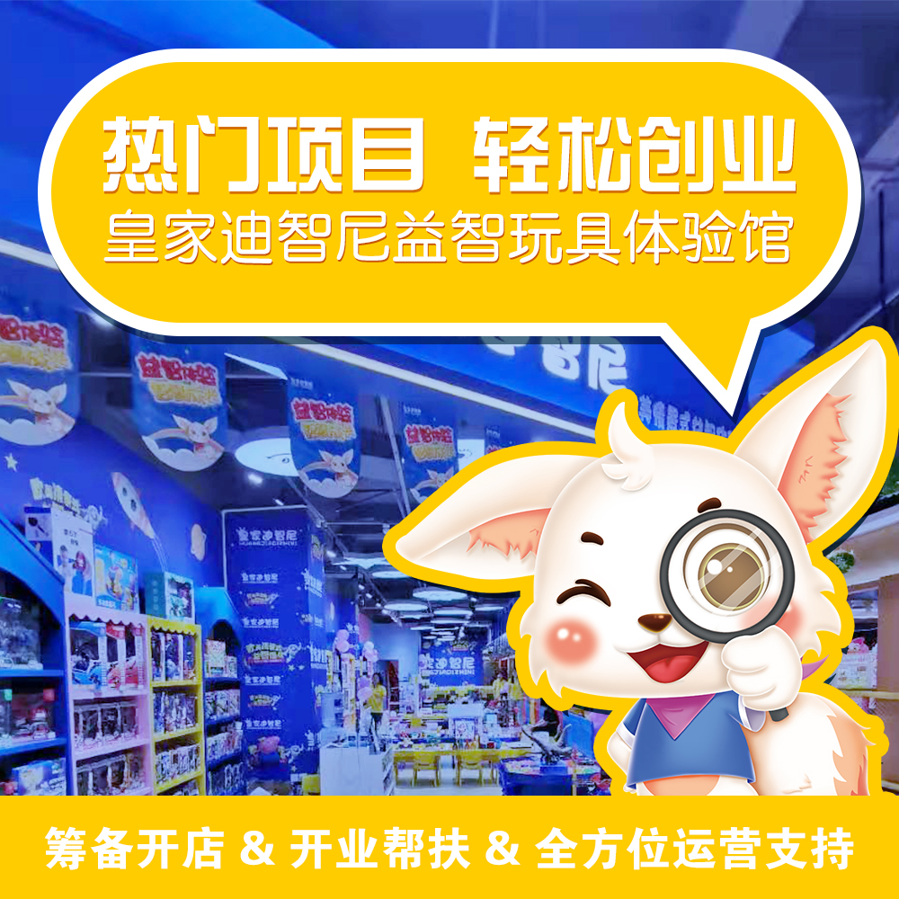 开玩具加盟店，认准“皇家迪智尼”品牌